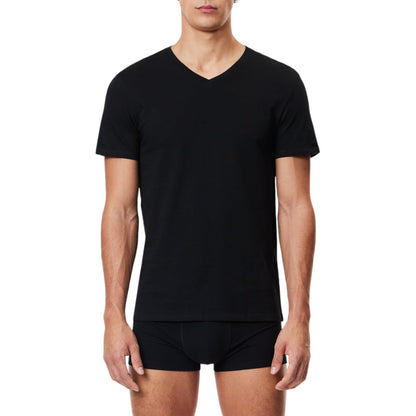 Lacoste Essentials, Camisetas de cuello en V para hombre (3 unidades, 100% algodón, ajustada)