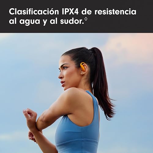 Beats Powerbeats Pro 2 Bluetooth Audífonos inalámbricos- cancelación de Ruido, IPX4, hasta 45 Horas de batería con el Estuche de Carga, compatibles con Apple y Android - Naranja eléctrico