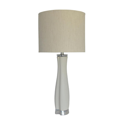 Luzerna CM-0022 Lámpara De Mesa Farfalla, Color Blanco Mate, 1 Unidad