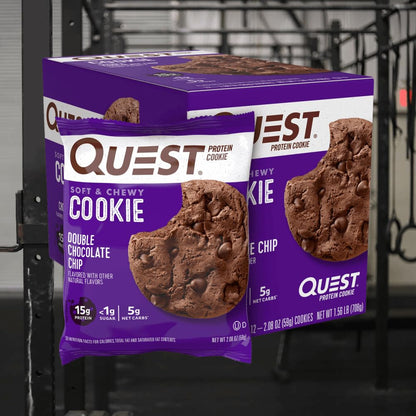 Quest Nutrition Galleta de Proteína sabor Doble Chocolate - Caja 12 Piezas
