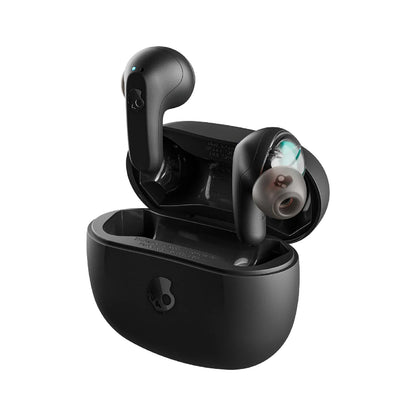 Skullcandy Rail Auriculares In-Ear Inalámbricos, 42 Horas de Batería - Rail - Negro