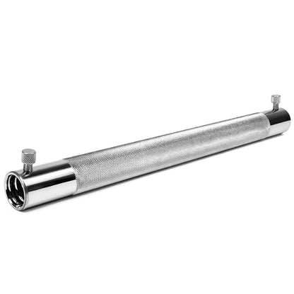 Yes4All Conector y Mangos para Barra de Mancuernas Ajustable, 1 Pulgada - plateado - Conector (individual)