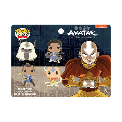 Funko Pop! Pin Set: Nickelodeon - Avatar Characters 4-Pack Pin Set
