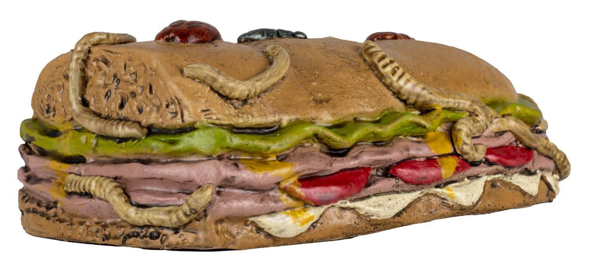 Ghoulish Productions Decoración de látex Rotten Sandwich. Sandwich Podrido Decoración Halloween. Sandwich Halloween. Decoración Comida Podrida. Ideal para Usar en Fiestas de Halloween, casa embrujada