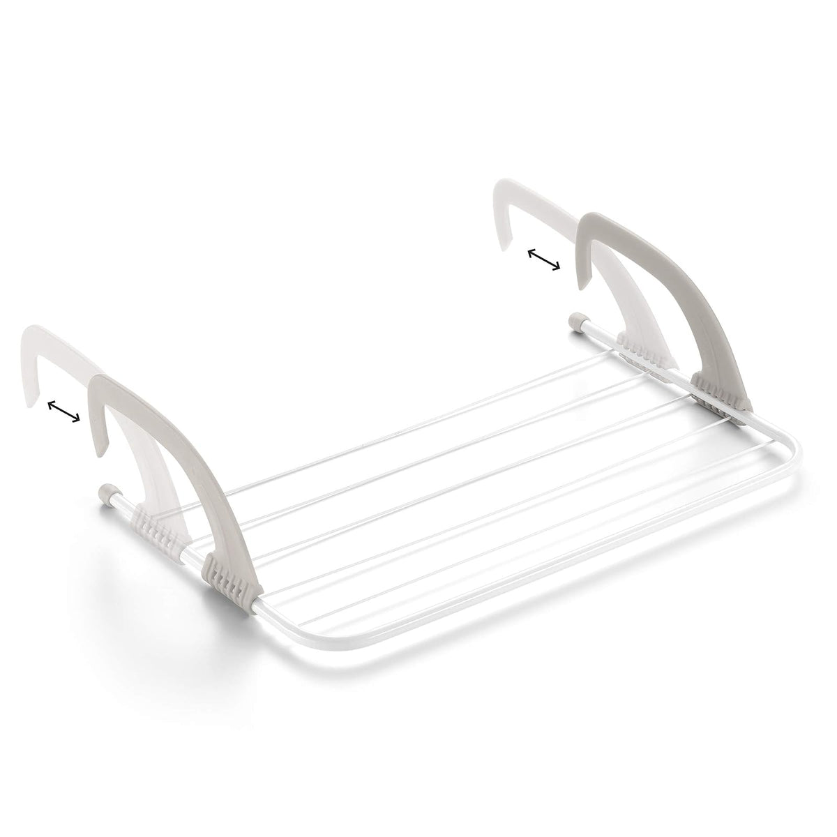 RAYEN | Tendedero Plegable 4 m de Acero | Secador de Ropa Compacto y Resistente | Diseño Ahorrador de Espacio para Interior o Exterior | Color: Blanco | Mod. 23.02