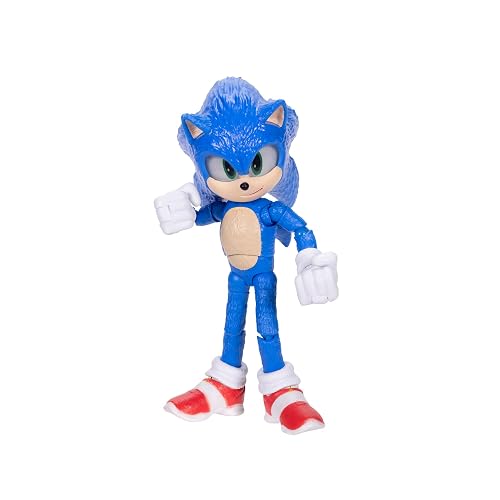 Figuras de acción de 13 cm de la película Sonic The Hedgehog 3: Sonic con Esmeralda, edición 3.