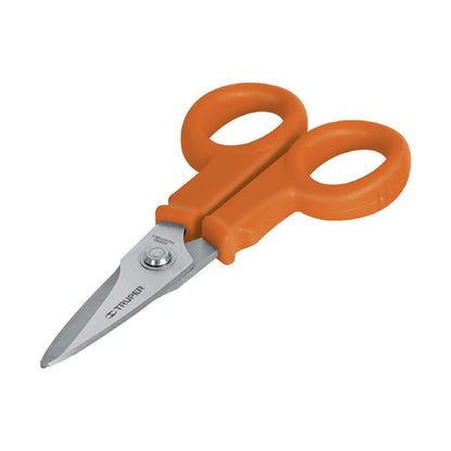 Truper TIOF-6, Tijera para oficina 6-1/2", de acero inoxidable + TIOF-5, Tijera para oficina 5-1/2", de acero inoxidable