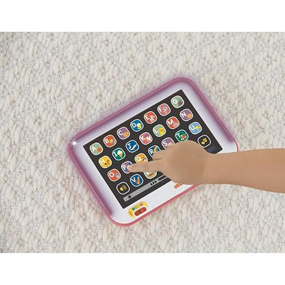 Fisher-Price Ríe y Aprende Juguete para Bebés Tablet De Aprendizaje Crece Conmigo Rosa