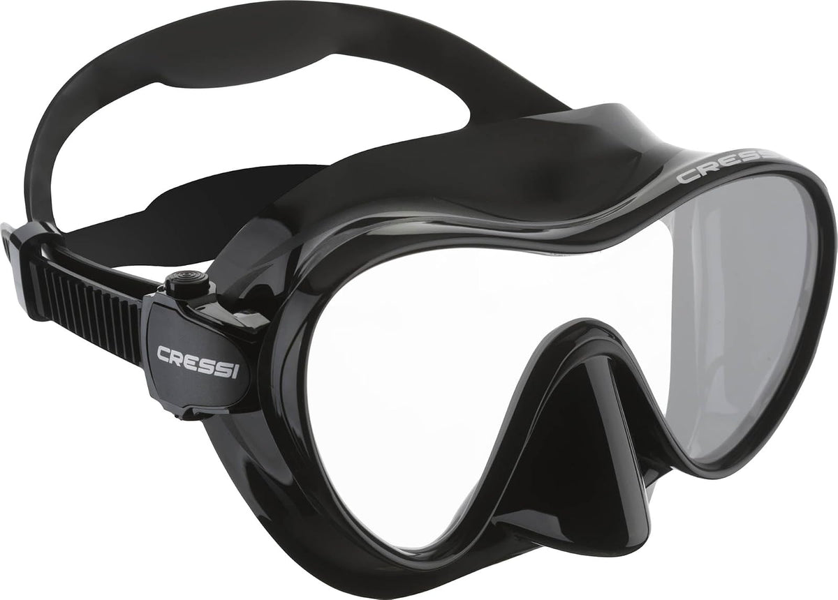 Cressi F1, máscara de Buceo sin Marco, Falda de Silicona con Sello Perfecto, diseñada en Italia por Cressi