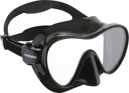 Cressi F1, máscara de Buceo sin Marco, Falda de Silicona con Sello Perfecto, diseñada en Italia por Cressi
