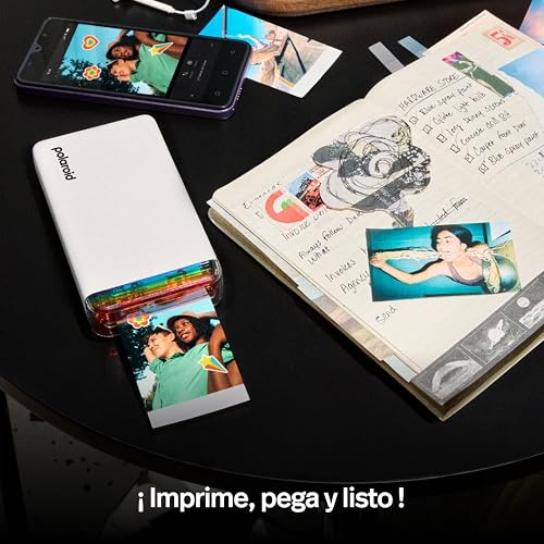 Polaroid Hi-Print 2nd Generation - Impresora portátil 2x3 conectada Bluetooth, Impresora de sublimación, Color Negro