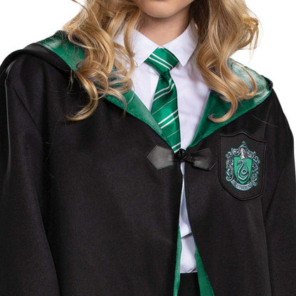 Harry Potter Robe, Deluxe Wizarding World Hogwarts House Themed Robes for Adults, Movie Quality Dress Up Costume Accessory