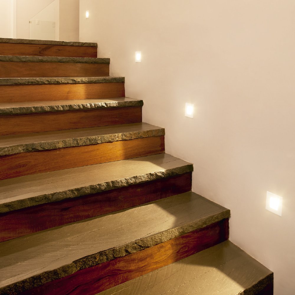 Tecnolite - Lámpara Interior Luz de cortesía para Pared, LED Integrado con 3 Watts de Potencia, Luz Cálida Brillante. Iluminación Interior