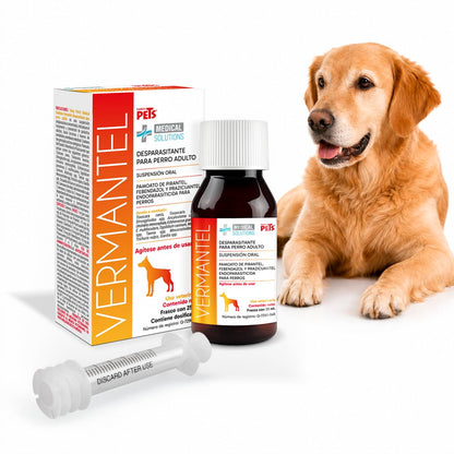 Fancy Pets MS Vermantel Desparasitante en Suspensión 25 ml para Perros Adultos