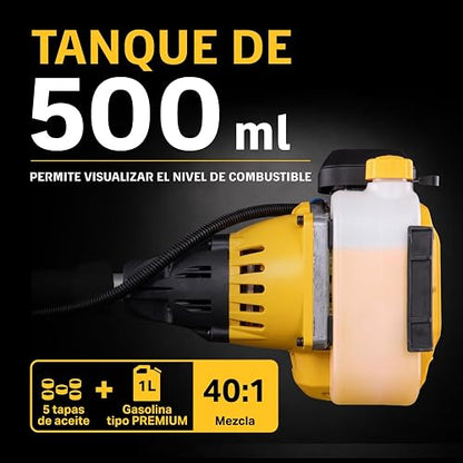 Pretul DES-25P, Desbrozadora a gasolina 25 cc mango "D", 17" corte