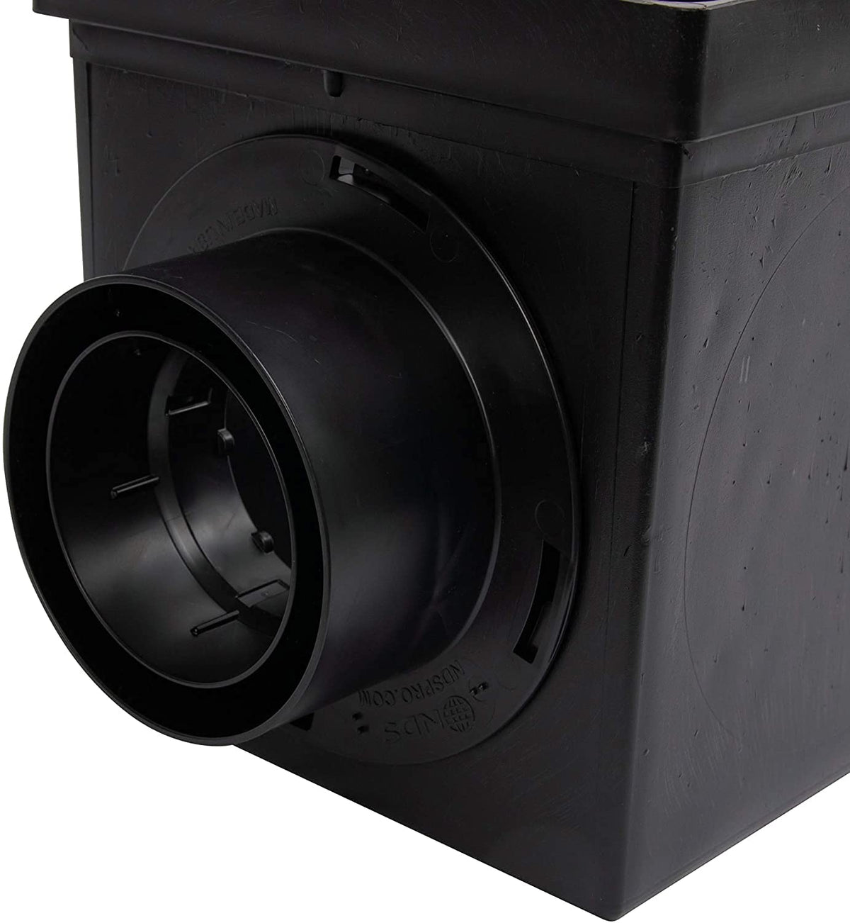 NDS Kit de Drenaje Cuadrado 9 pulgadas con Lavabo, 2 Adaptadores y Rejilla Negra