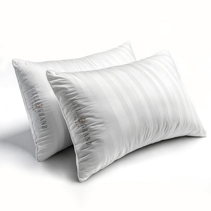 Hotel Grand - Almohadas de Plumas y Plumón, Juego de 2 - King (36"x20" - 2 Packs) - Blanco