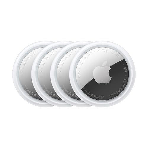 Airtag de Apple (2.? Generaci?n) 4 Piezas: Rastreador para Llavero | Cartera y M?s, Localizador con Sonido, F?cil Configuraci?n en el Iphone o el Ipad, Rango de Rastreo Preciso hasta 1.5 Veces