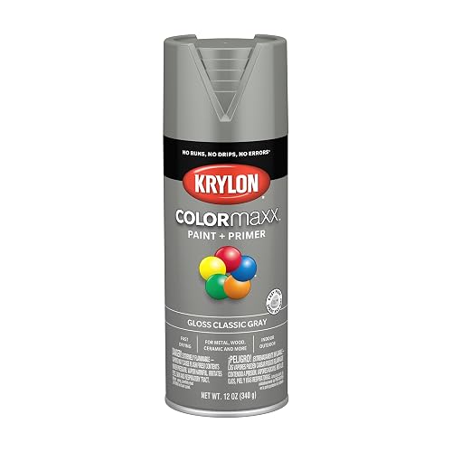 Krylon ColorMaxx Pintura Premium en Aerosol Gris Clásico