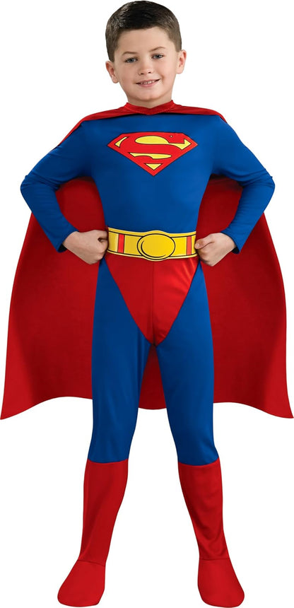 Superman Disfraz Infantil de, Multicolor, Bebé (2 años)