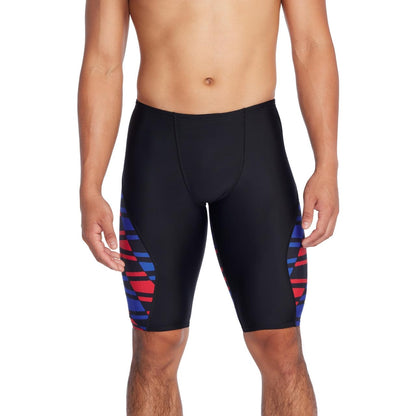 Speedo Endurance+ Launch Jammer Calzoncillo de Natación para Hombre - Disco Rojo - Blanco - Azul - 30