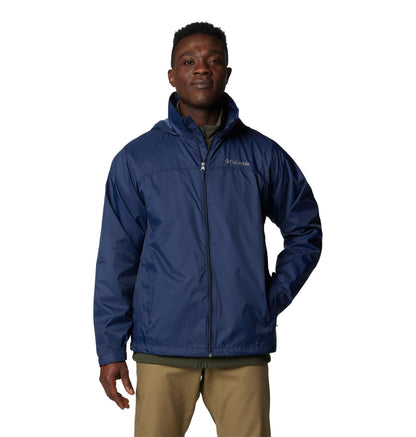 Columbia Glennaker Lake II Chamarra Impermeable para Hombre - 4X - Azul marino colegial