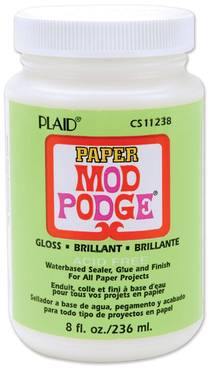 Mod Podge Sellador y Pegamento para Decoupage de Papel - Transparente - Clear - 236 ml