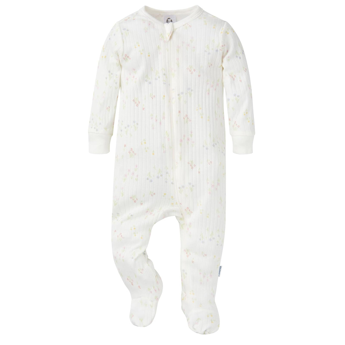 Gerber 2-Pack 2-Way Zip Textured Sleep 'N Play Sleep N' Play Unisex bebé