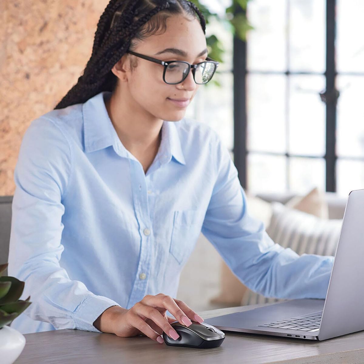 Verbatim Mouse Multi-Trac inalámbrico silencioso USB-C™ – Grafito