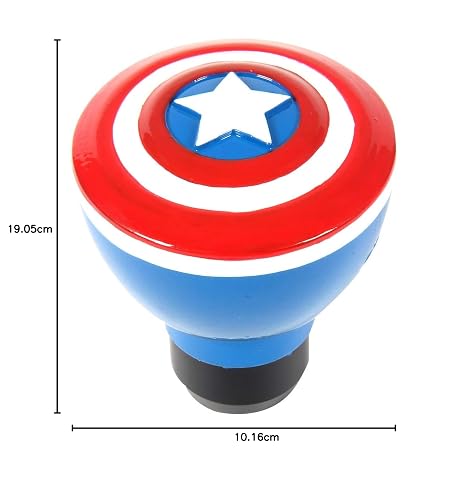 Pilot Automotive Pomo de Palanca de Cambios con el Hombre Araña MVL-0401 Pilot, Captain America