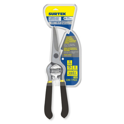 Surtek T22 Tijeras para poda a una mano 8" para uvas
