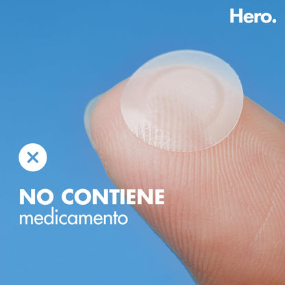Hero Parches para Acné Mighty Patch Invisible+, Caja con 36 piezas. Delgados para Uso de Día. Absorben Gentilmente las Impurezas en 6 a 8 Horas. No Contienen Medicamento. Probados Dermatológicamente