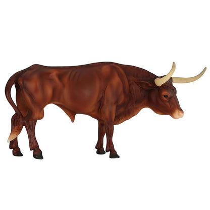 Breyer Horses Traditional Series | Texas Longhorn Bull Animals | Figura de Caballo | 11.5 Pulgadas de Largo x 8.5 Pulgadas de Alto | Modelo #B-TR-10329