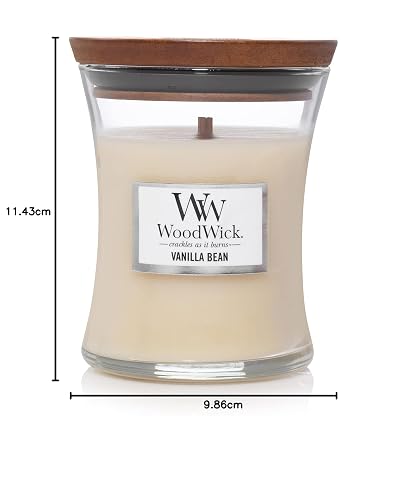 Virginia Candle Company Woodwick Vela Vainilla en Tarro Mediano