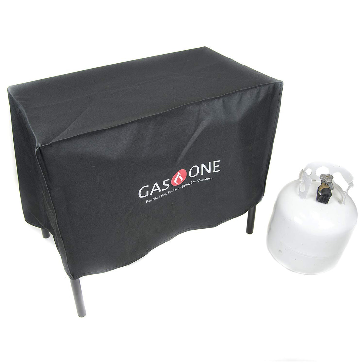 Gas One - Cubierta para Patio de Dos quemadores Resistentes a la Intemperie y al Polvo para la mayoría de quemadores Dobles
