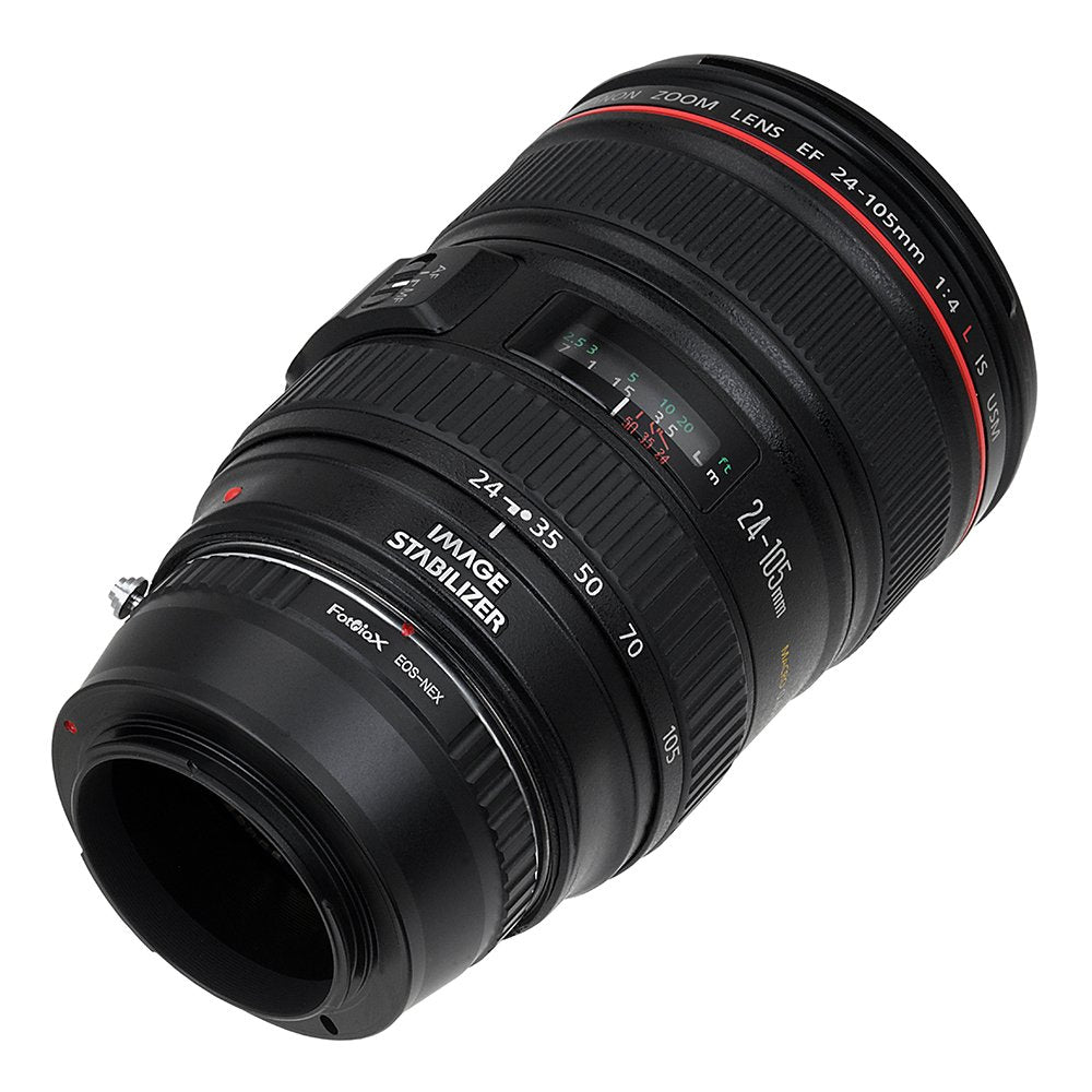 Fotodiox Lens Mount Adapter, Canon EOS EF, EF-S Lens to Sony NEX E-Mount Mirrorless Camera Such as Sony Alpha a7, NEX-7 & 5