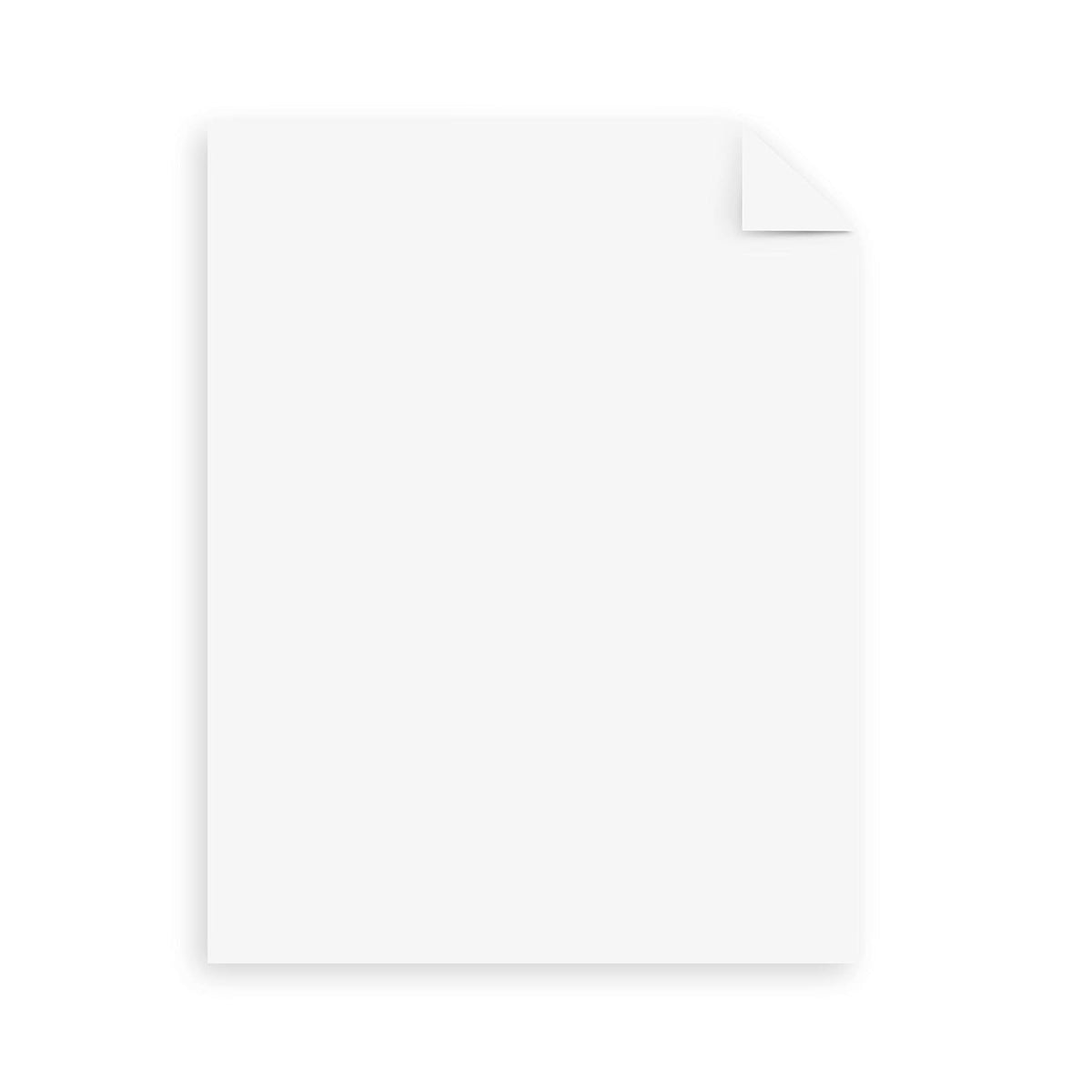 Astrobrights/Neenah Bright White Cardstock, 8.5" x 11", 65 lb/176 gsm, White, 75 Sheets (90905-02) - Packaging May Vary