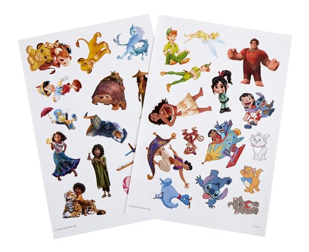 Crayola - Libro para colorear de animación de Disney con hojas de pegatinas, regalo para niñas y niños, a partir de 3 años