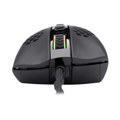 Redragon M988 Mouse Gamer Óptico Cable USB, Retroiluminación RGB, 8 Botones programables, 32,000 dpi, Storm Elite Mouse para PC