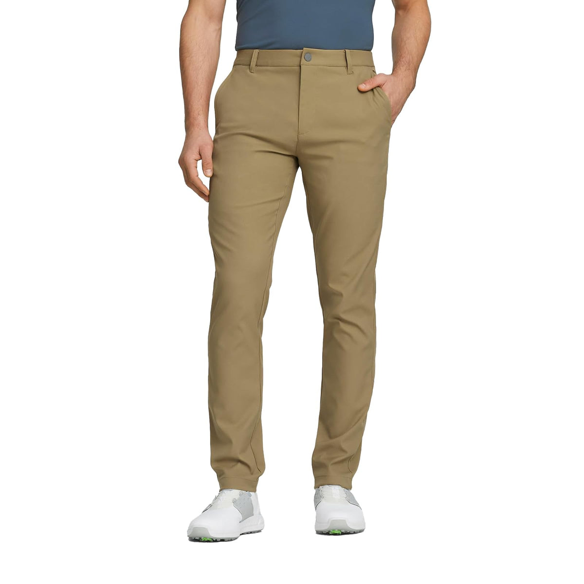 PUMA Golf pantalón Dealer a medida para hombre - 32W x 30L - Coconut Crush