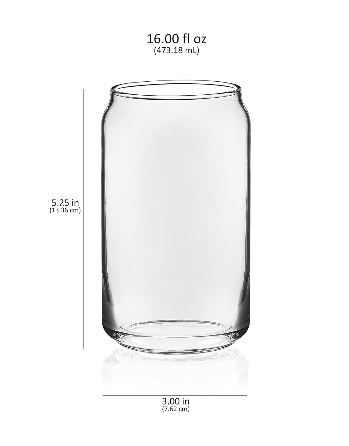 Libbey Classic Can Tumbler Vaso, Juego de 4