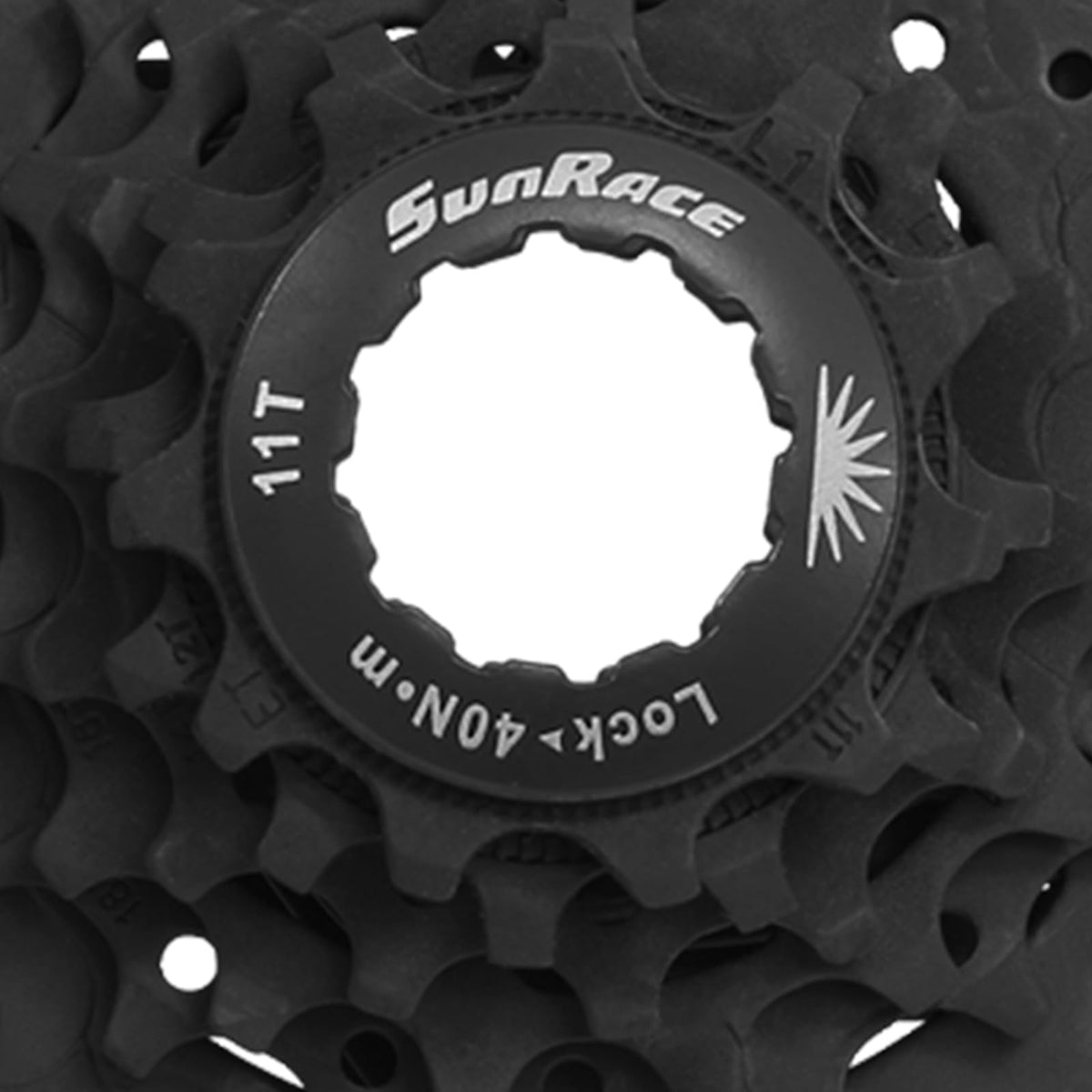 SUNRACE Cassette de Piñones MTB CSM90 9P 11/34D Zinc Negro Cajita CSM90.9AV0.BS0.BXB