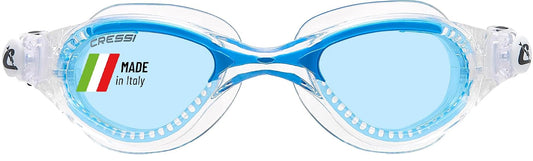 Cressi - anteojos de natación cómodas de Silicona para Adultos, para Uso en Interiores y Exteriores, Flash: Fabricadas en Italia