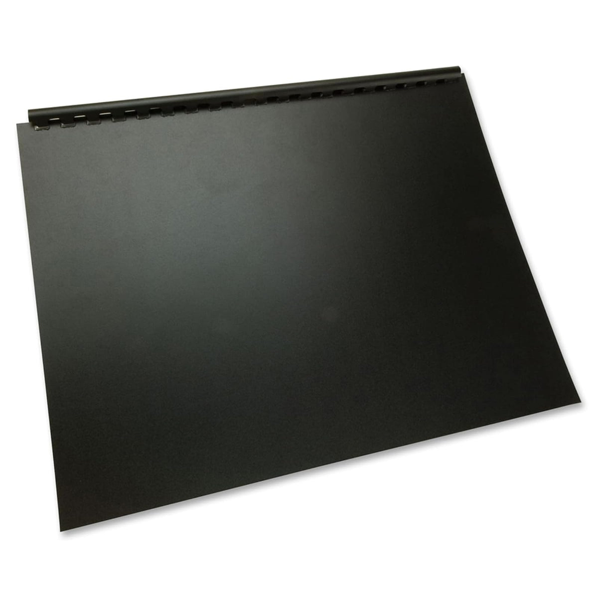 GBC Fundas de presentación de polietileno reciclado, 21,6 x 27,9 cm, esquinas cuadradas, 25 fundas por paquete, Negro, 27.94 cm x 21.59 cm