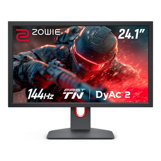 BenQ Zowie XL2411K - Monitor para Juegos (24 Pulgadas, 144 Hz, 1080 p, Base más pequeña, Soporte ergonómico, Ajuste XL para Compartir)