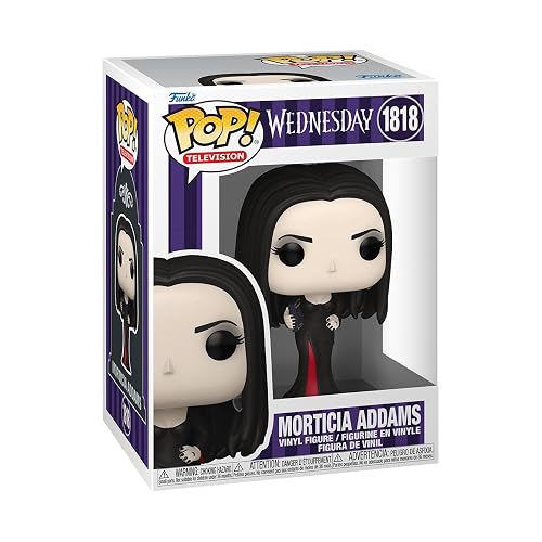 Funko Pop! TV: Wednesday - Morticia | Mercancía Oficial de Comedy - Figura de Vinilo Coleccionable para Decoración - Regalo de Cumpleaños para Fans
