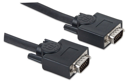 Manhattan Cabitl780 Cable Vga, Hd15, 11 M, Vga (D-Sub), Vga (D-Sub), Macho/Macho, Negro