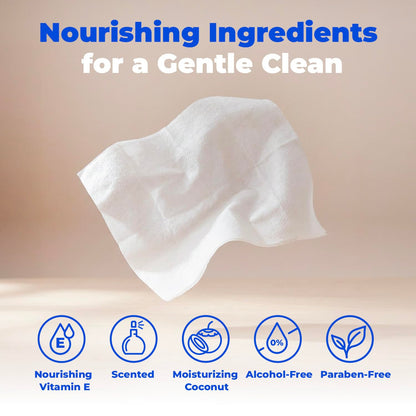 Best Pet Supplies - Toallitas de Aseo para Perros y Gatos con Aceite Esencial de Coco hidratante, hipoalergénico y Desodorante (100 Unidades) (WW-CO-100)
