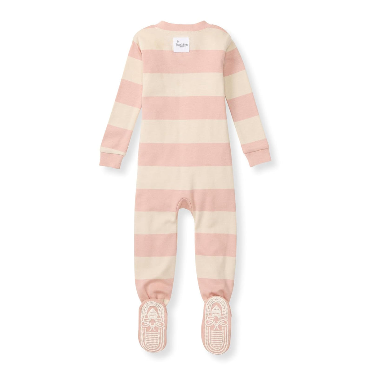 Burt 's Bees Baby Girls' Organic Chevron Sleeper, Color Púrpuro, Talla