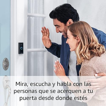 Videotimbre cableado Ring: videotimbre en HD con comunicación bidireccional, alertas en tiempo real y detección de movimiento avanzada (necesita cableado, modelo de 2021)